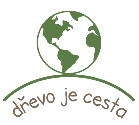 Logo projektu Dřevo je cesta